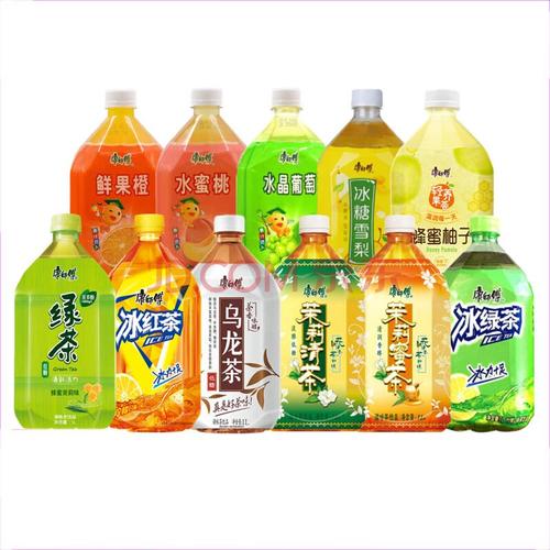 康师傅经典茶饮料1000ml水果饮料1l大瓶装24种口味任意下单混搭组合装